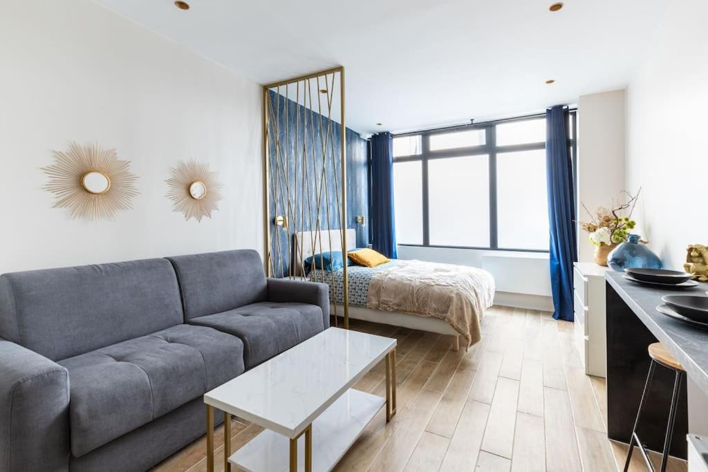 Chaudron/La Fayette Canal St-Martin Cosy Studio 4P باريس المظهر الخارجي الصورة